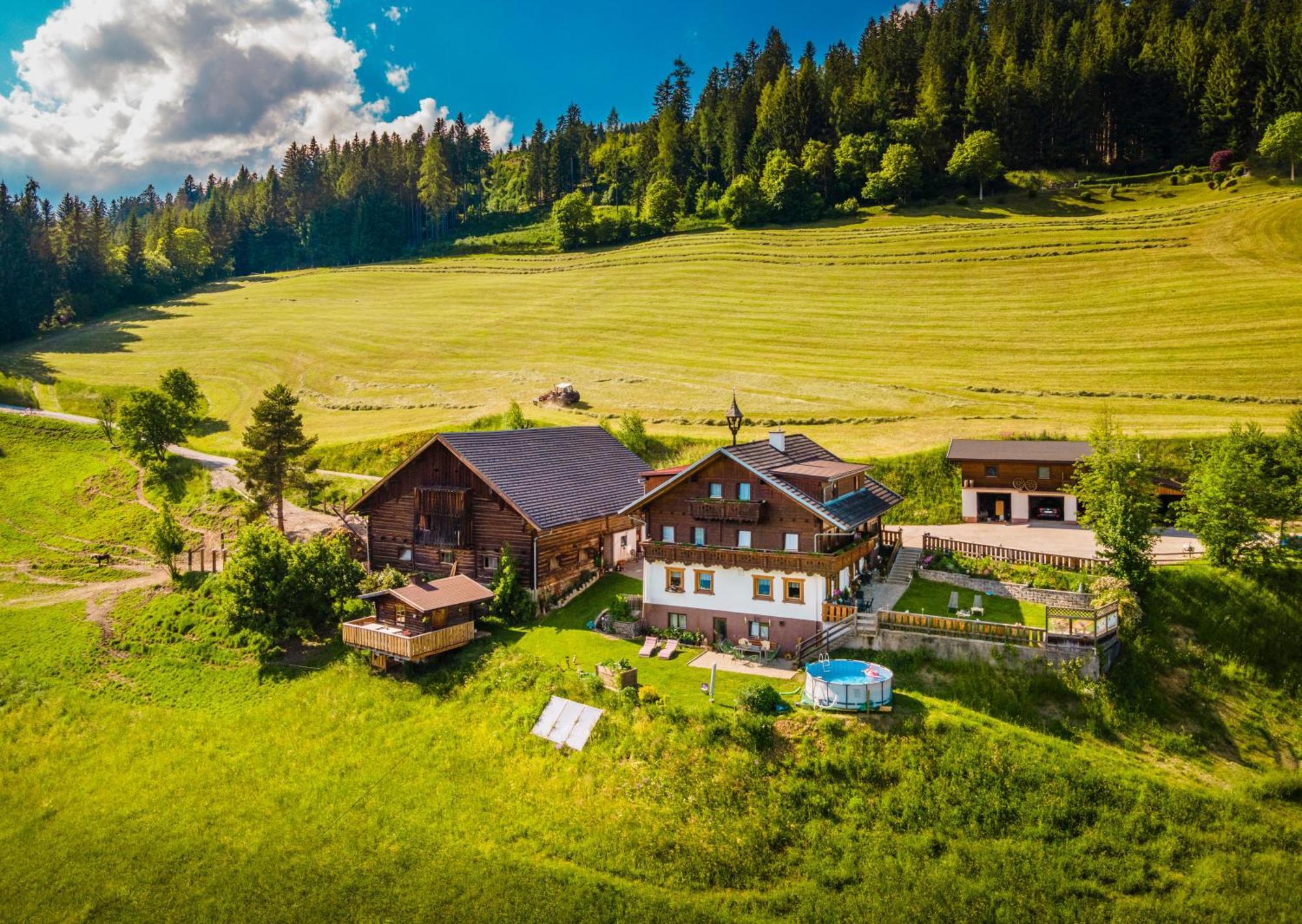 Villa Gschwandtgut Urlaub Am Bauernhof Schwemmberg Exterior foto